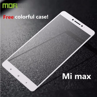 xiaomi mi max tempered glass MOFi original xiaomi mimax glass xiaomi max screen protector full cover white completely cover 6.44 