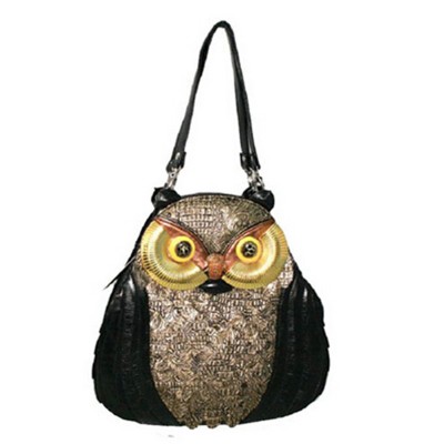 Fashion Unique Owl Shape Style Backpacks Should Bags Fun Unique Handbags Chain Strap Backpacks