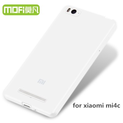 xiaomi mi4c case tpu back cover silicone cover accessories transparent mofi original ultrathin clear xiaomi mi 4c 5 inch 