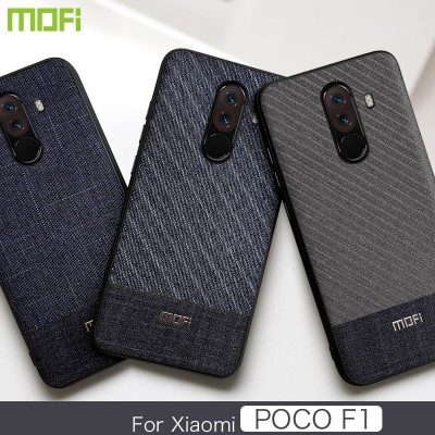 Xiaomi Pocophone F1  Case Mofi Business Fabrics Xiaomi Pocophone F1 Case Cover Back Cover