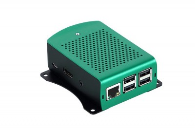 Raspberry Pi 3 Model B Plus Aluminum  Green Case Metal Enclosure RPI 3 Box Compatible with Raspberry Pi 3 Model B+