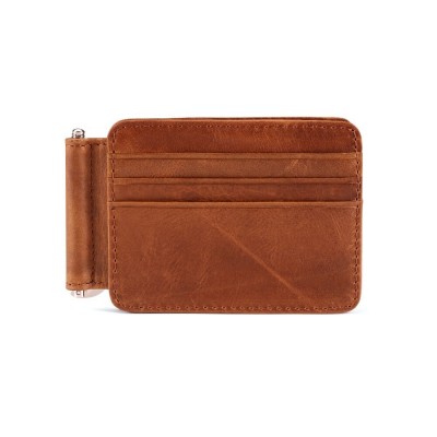 New Men Small Wallet Genuine Leather Men Credit ID Card Holder RFID Coin Purse Card Holder Wallet Money Male Portomonee