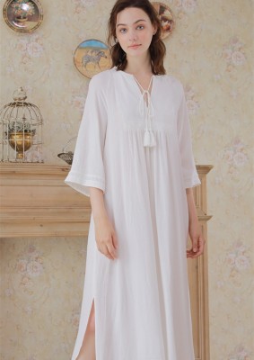 white nightgown dress