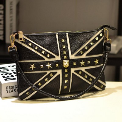 Sexy Bags Europe and the United States fashion Nightclub Sexy rivet Shoulder Messenger Bag Casual Clutch