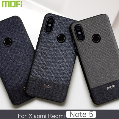 Xiaomi Redmi Note 5 Case Redmi Note 5 Cover Mofi Business Gentleman Fabric Redmi Note 5 Back Cover