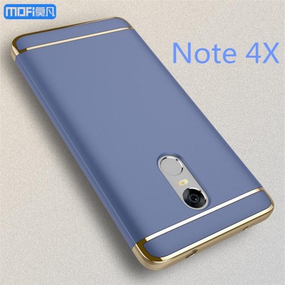 Redmi note 4X case back cover luxury 3 in 1 xiaomi redmi note 4x cover MOFi original capa coque funda note4x blue accessories 