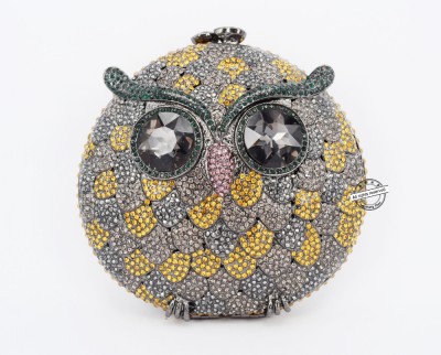 Stylish Crystal evening clutch bags women owl clutch bag womens luxury designer bags Very beautiful inclined crossbody bag 88371 