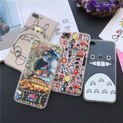 cartoon phone cases Hot Japan Cartoon Totoro Phone Cases Fundas Coque for iPhone 6S 6 7 Plus SE 5 5S Caso Shell Animals King Lion Hard Cover  cartoon cases