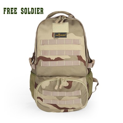 lightweight hiking backpack FREE SOLDIER Outdoor sports hiking camping travel tactical backpack 100% nylon Men's backpack 30l double-shoulders bags waterproof hiking backpack