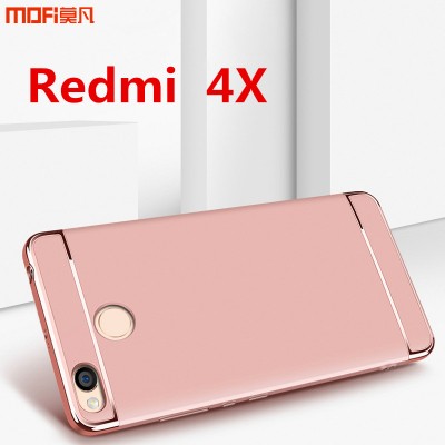 Redmi 4X case cover hard back case MOFi original Xiaomi redmi 4x cover accessories luxury 3 in 1  redmi 4x funda capa coque 5.0" 