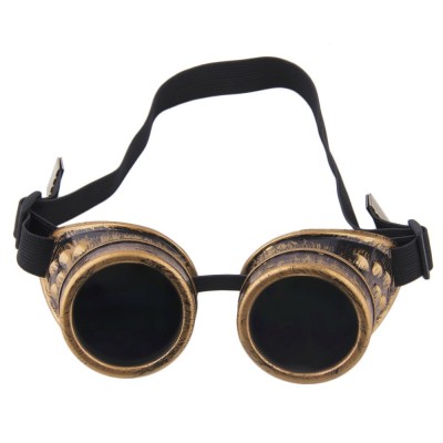 Cyber Goggles Steampunk Glasses Vintage Retro Welding Punk Gothic Sunglasses 2019 Fashion Retro Steampunk Cyber Goggles Glasses