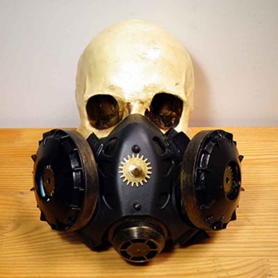 Plague Mask Steampunk Plague Doctor Mask Gothic Rock Military Anti-fog Haze Steampunk Gas Mask Respirator Filter Halloween Party Masks Anime Cosplay Accessories