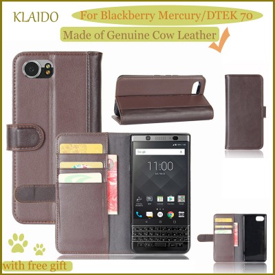 Blackberry Keyone Case Genuine Cow Leather Mobile Phone Case For Blackberry Mercury Case Blackberry Keyone Genuine Leather Case DTEK 70 Case