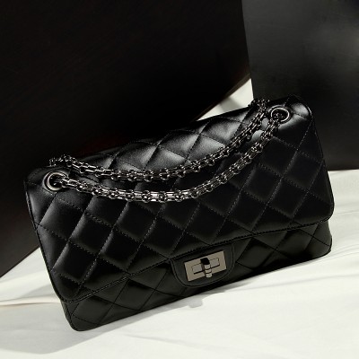 Sexy Bags 2019 Trendy Diamond Lattice Quality PU Leather Women Bag Fashion Women's Shoulder Bags Lady Handbags Sexy Pretty Satchels