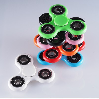 Finger Fidget Toys Fidget spinners 7 Colors Tri-spinner Hand Fidget Spinner Plastic EDC for Fun Relief Anxiety Stress Finger Spinner Toys Fidget Toys for Children Fidget Toys for Adults