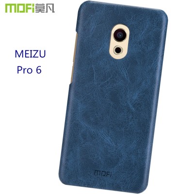 meizu pro 6 case pro 6s MOFi original meizu pro 6s case cover back PU leather hard case accessories coque funda shell 5.2 inch 