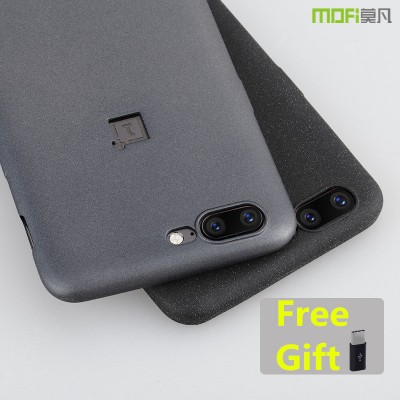 MOFi Case for Oneplus 5 case cover gray matte MOFi original Soft back cover oneplus 5 cover black capa coque funda one plus 5 case