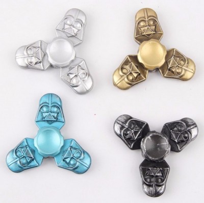 Finger Fidget Toys 2019 New Fidget Toy Star Wars Dark Warrior Hand Spinner Finger Stress Spinner Tri Spinner