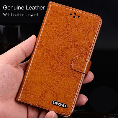 Phone Cases For xiaomi mi max 2 Genuine Leather Case For Xiaomi max2 case 6.44" Card Slot Stand Protective Magnetic Flip Cover