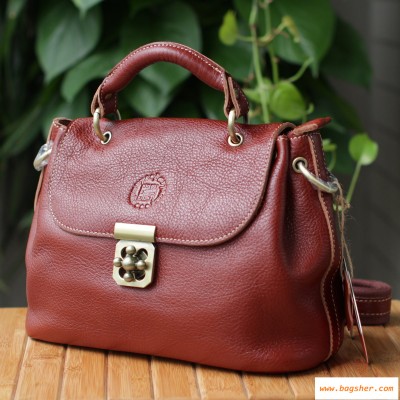 Brown Leather Handbag