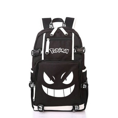 Cosplay Bag NEW Anime Luminous Printing Backpack Pokemon Gengar Cosplay Backpacks School Bags for Teenager Girls Boys Mochila High-capacity