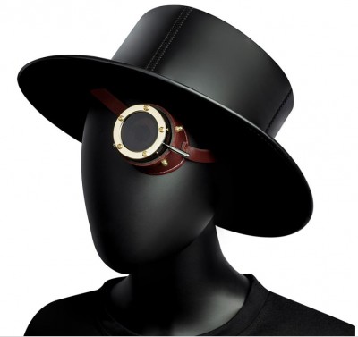 Safety goggles Vintage Steampunk goggles cyclops goggles Gothic Cosplay Costume for the left eye (Metal)