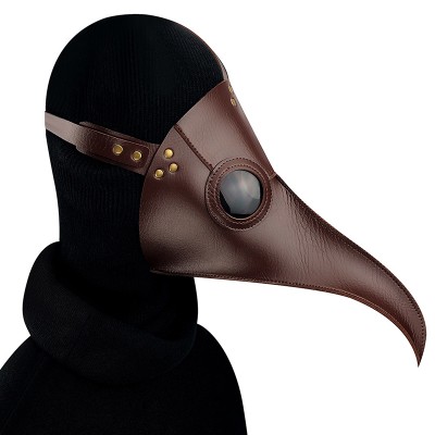 Steampunk Bird Mask Plague Mask Steampunk Plague Doctor Mask Halloween steam Punk plague demon Alien mask club rivet Party costume gear Duke Gothic