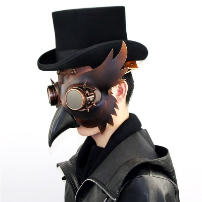 Steampunk Bird Mask Plague Mask Steampunk Plague Doctor Mask Steampunk Plague Beak Mask Halloween Party Holiday Party Bar Cosplay Prop Gifts Cosplay Unisex