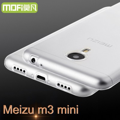 Meizu m3 mini case m3s tpu soft case transparent protective cover mofi original meizu m3s case back cover ultra clear 5.0 inch 