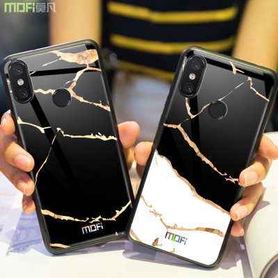 Xiaomi mi 8/mi 8 SE/mi 8 explorer Case Cover Fitted Case Tempered Glass Phone Case for Xiaomi Mofi