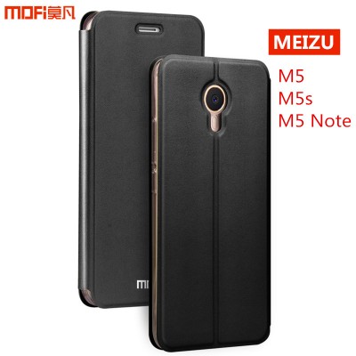 Meizu m5s case cover m5 note case m5 cover MOFi original PU leather flip case stand holder capa coque funda housing meizu m5 