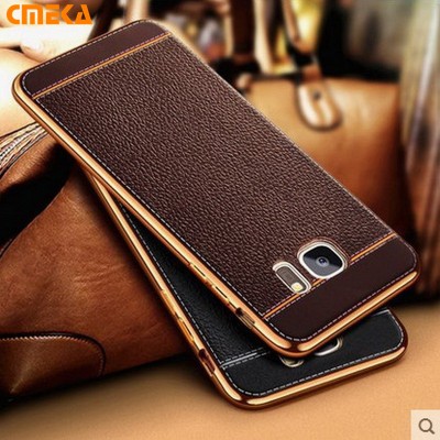 For Samsung s8 Case C5 C7 Luxury Plating Design Soft TPU Phone Case For Samsung Galaxy S7 Edge S6 s8 Plus C5 C7 C9 Pro Case