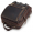 Mens Dark Brown Genuine Leather Backpack Vintage Small Daypack College Bag Fits 9.7 Inch Ipad Air