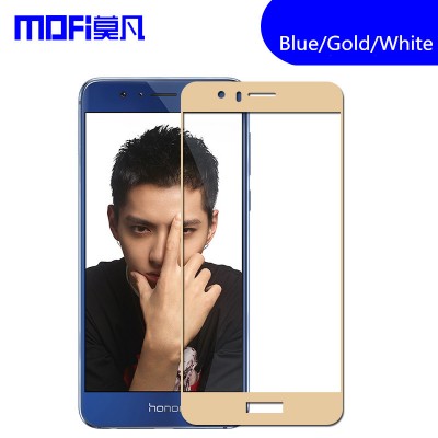 Huawei honor 8 tempered glass honor 8 glass MOFi original huawei honor 8 screen protector accessories full cover glass 5.2" Phone Cases For huawei 