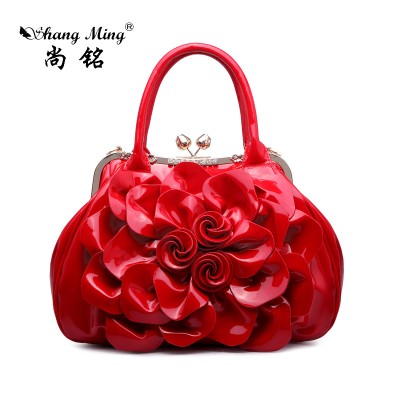 Sexy Bag Patent Leather Shoulder Bags New 2019 Fashion Women Rhinestone Crossbody Bags  Sexy  Ladies Floral Messenger Evening HandBags