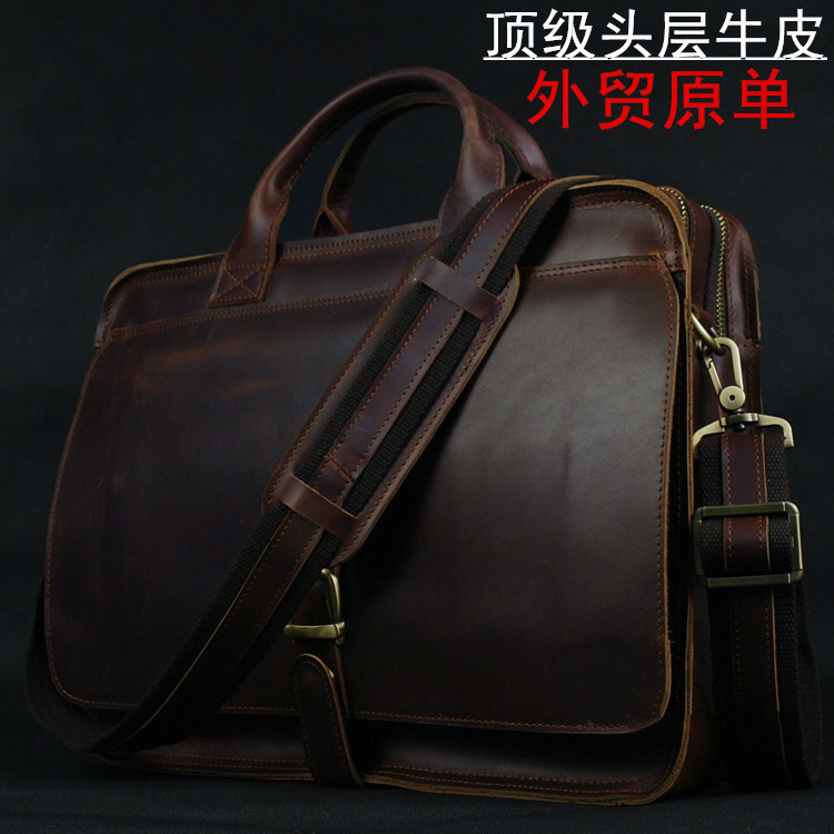 genuine leather bag for men