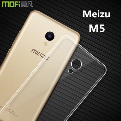 Meizu m5 case meizu m5 cover m5 prime cover MOFi original TPT soft back cover transparent clear accessories capa coque funda 5.2 