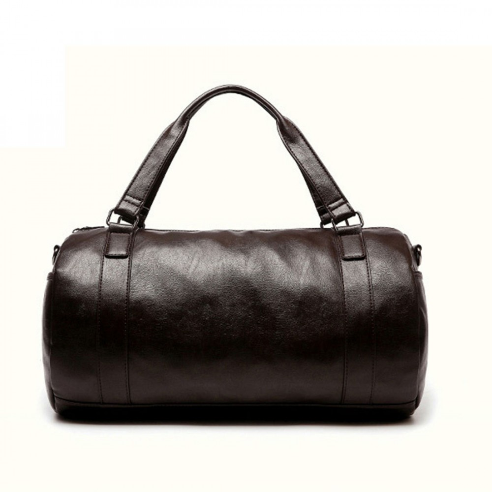 mens leather travel shoulder bag