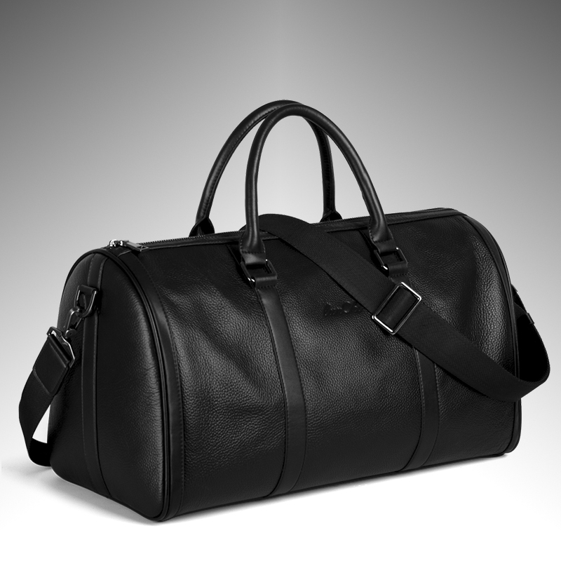 designer leather duffle bag mens