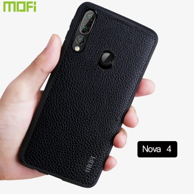 Huawei Nova 4 Case Mofi For Huawei Nova 4 Back Cover Pu Leather Grain Anti Fingerprints Nova 4 Cover