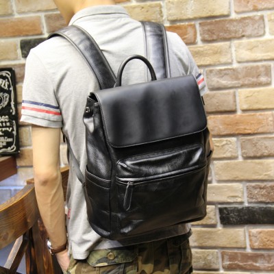 Brand Women Men Backpack Fashion Casual PU Leather Backpacks School Style Student Mini Backpack Business Backpack