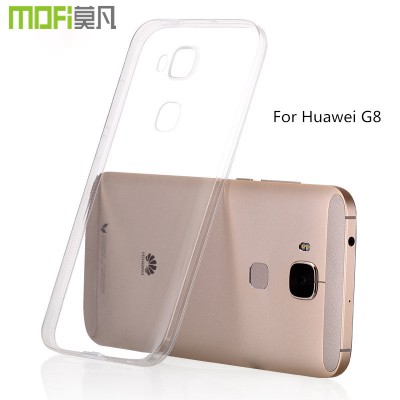 Huawei G8 case silicon huawei g7 plus tpu soft cover transparent protective case mofi original g7 plus back cover clear 5.5 inch Phone Cases For huawei