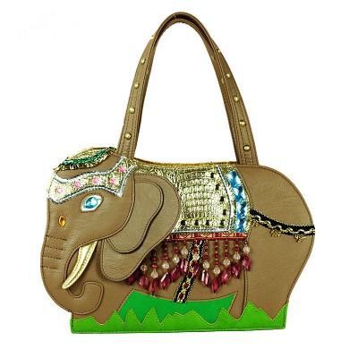 2019 Time-limited Women Zipper Shoulder Bags Cotton Beading Two New Bags Handbag Shoulder Bag Retro Elephant Xiekua Package 