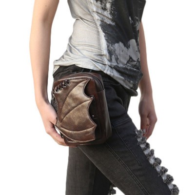 leather waist bag women