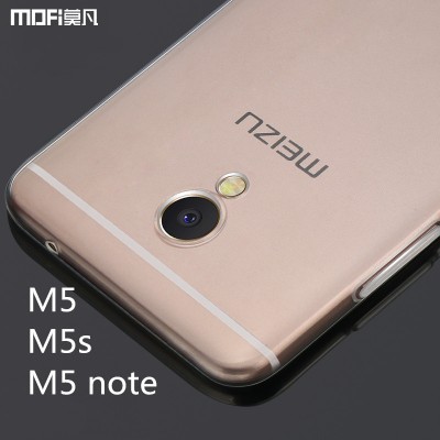 Meizu m5 note case cover meizu m5s cover m5 case  MOFi original soft TPU back case capa coque funda transparent silicone clear 