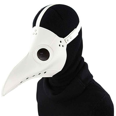 Steampunk Bird Mask Plague Mask Steampunk Plague Doctor Mask PU Leather Long Beak Plague Bird Doctor Mask Gothic Rock Cosplay Masks Anime Halloween Party Steampunk Costume Accessories