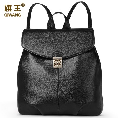 Preppy Genuine Leather Women Backpack Luxury Brand Real Leather Backpack Fashion Female Backpacks for Teenage Girls 