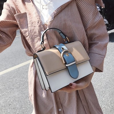 Womens Designer Handbag 2019 Fashion New High quality PU Leather Women bag Contrast Lady Tote Shoulder Messenger Bag Crossbody