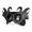 Original New Steampunk Horn Headband Headdress Halloween Cosplay Masks Black Sexy Leather Mask Masquerade Half Face Mask