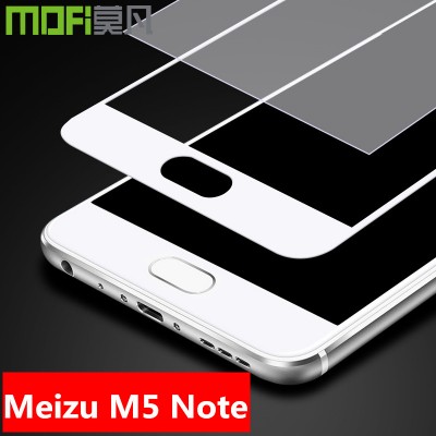 Meizu m5 note glass tempered glass meizu m5 note  screen protector 9H full cover  white black MOFi original protective glass 